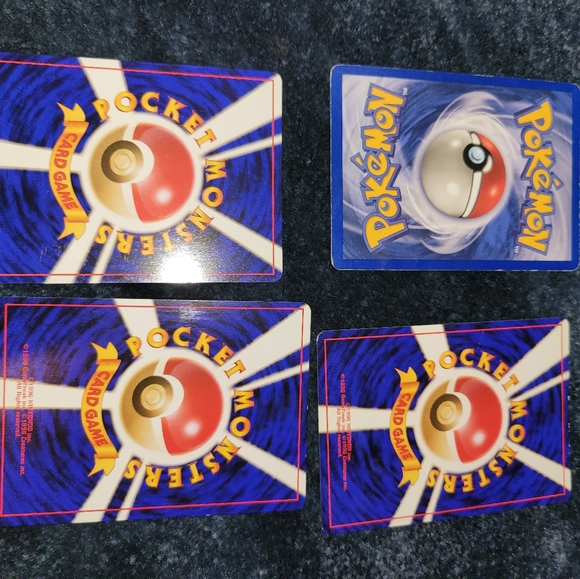 Vaporeon Pokemon 4 CARD SET 2 HOLOGRAPHIC 2 JAPEN - Picture 5 of 5